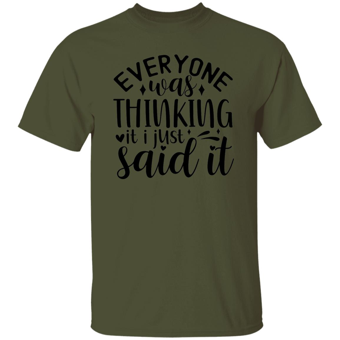 I Just Said It - Premium Cotton T-Shirt