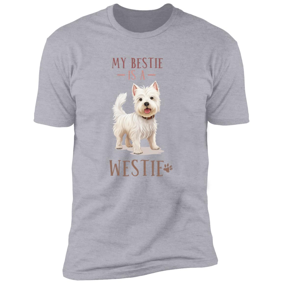 Dog Lovers - Westie - Premium Cotton T-Shirt