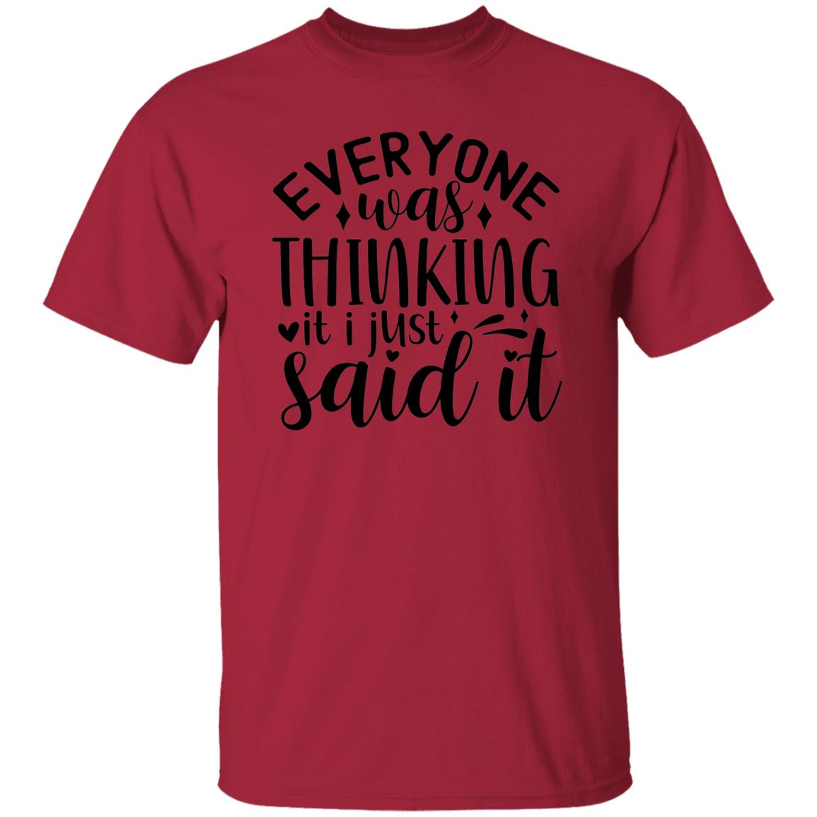 I Just Said It - Premium Cotton T-Shirt