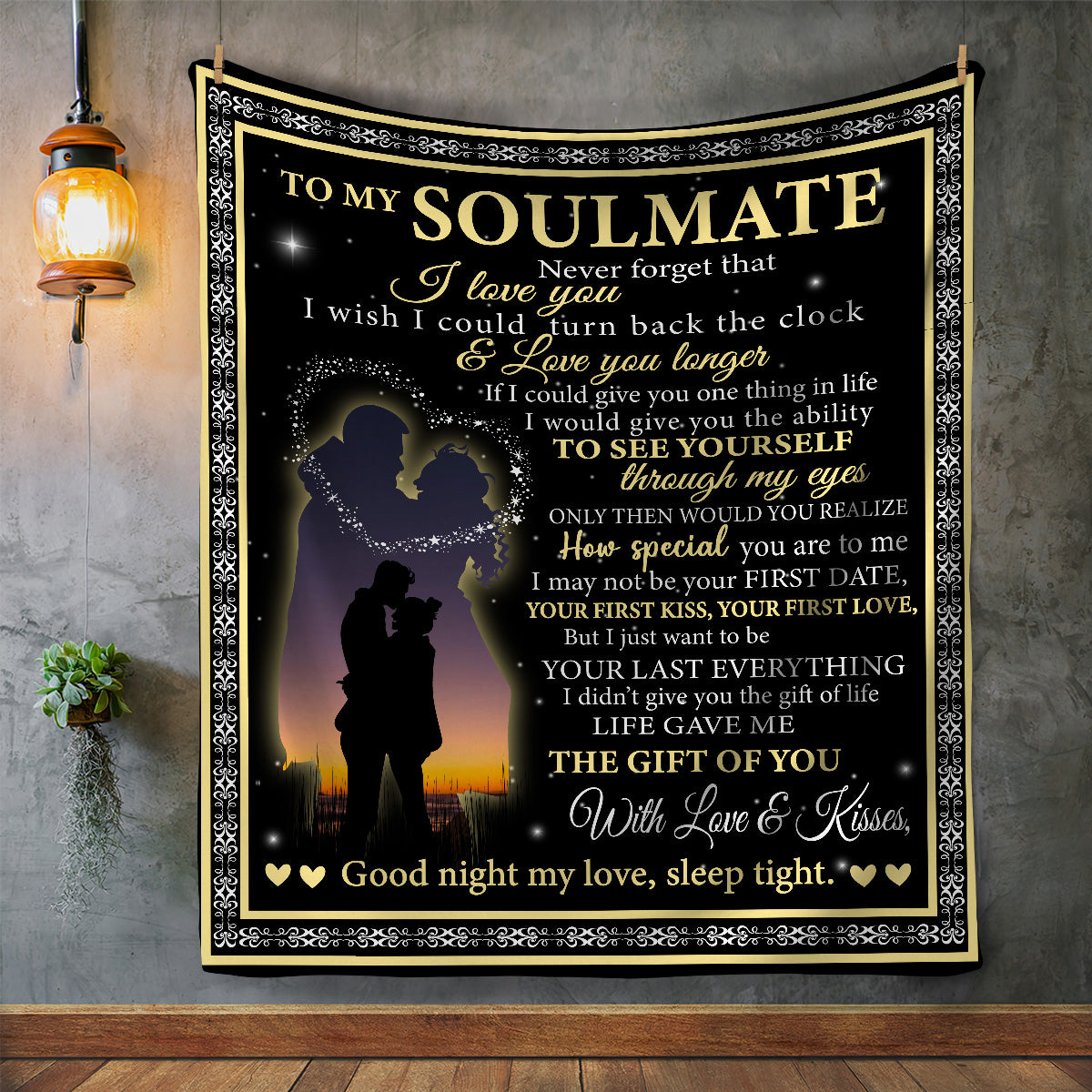 To My Soulmate - Forever | Premium Plush Blanket