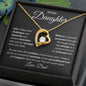 To My Daughter - Believe In Yourself - Love Dad - Forever Love Necklace