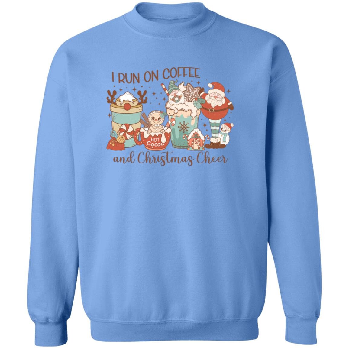 Coffee and Christmas Cheer - Premium Graphic Sweatshirt