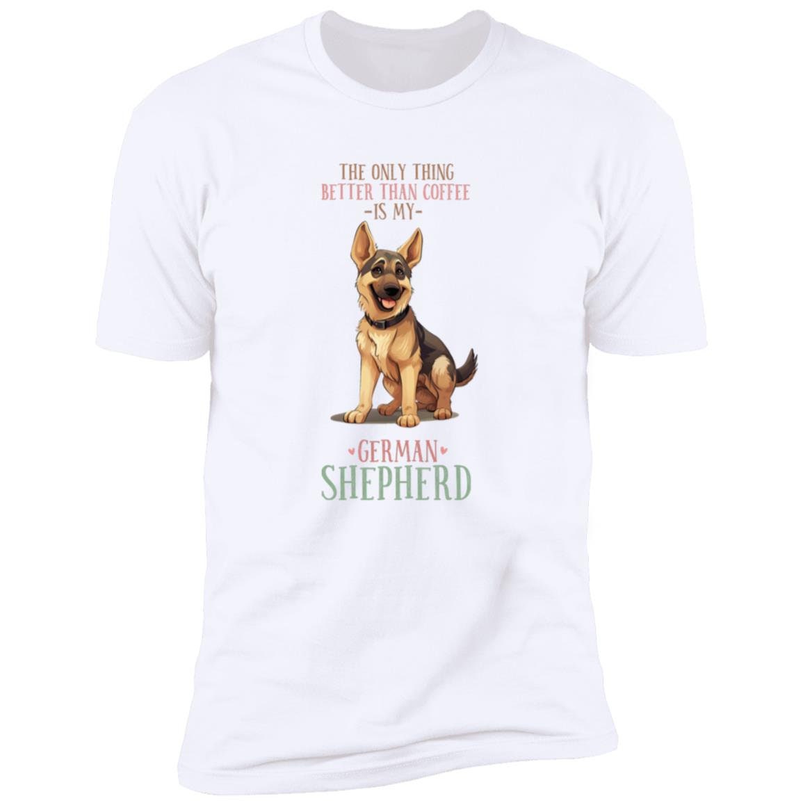 Dog Lovers - German Shepherd - Premium Cotton Graphic Tee T-Shirt