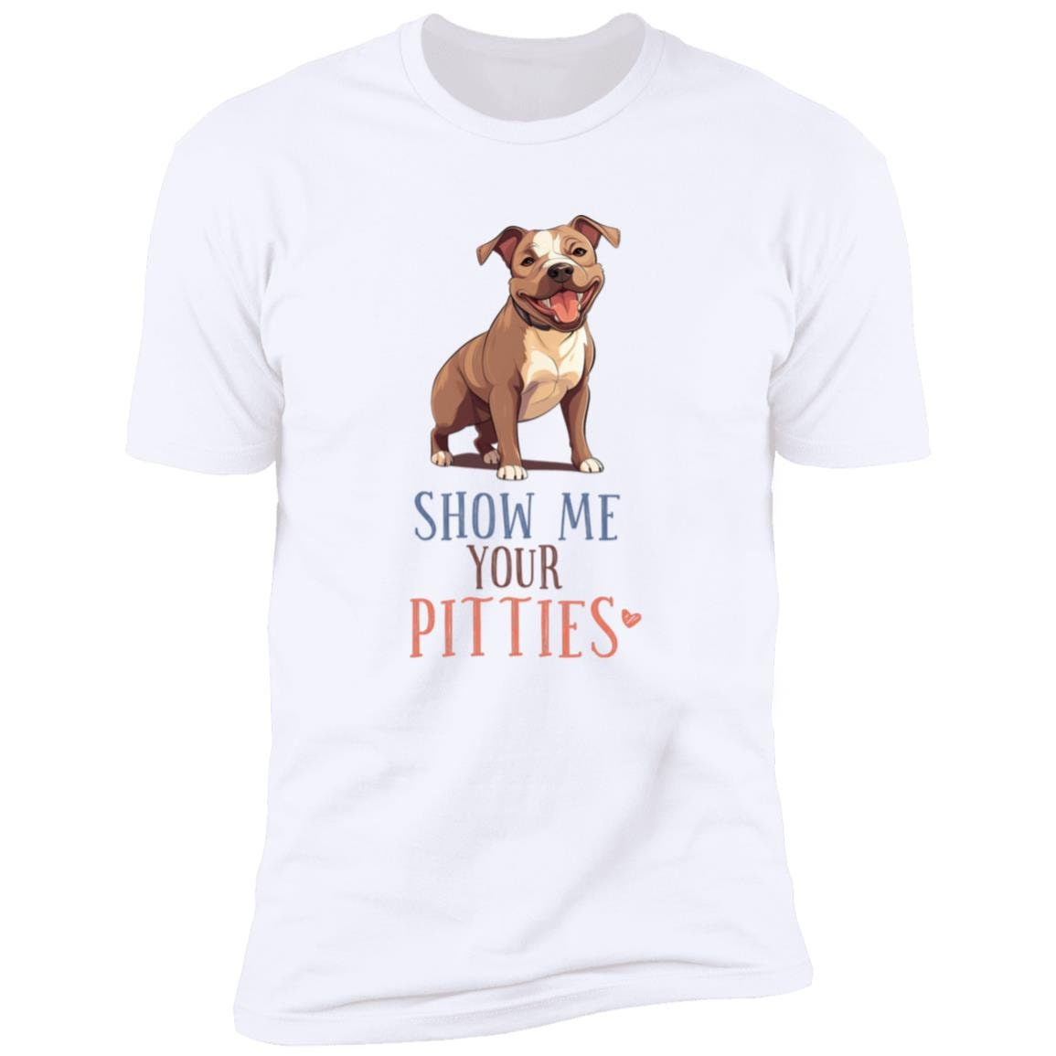 Dog Lovers - Pitbull - Premium Cotton Graphic Tee T-Shirt