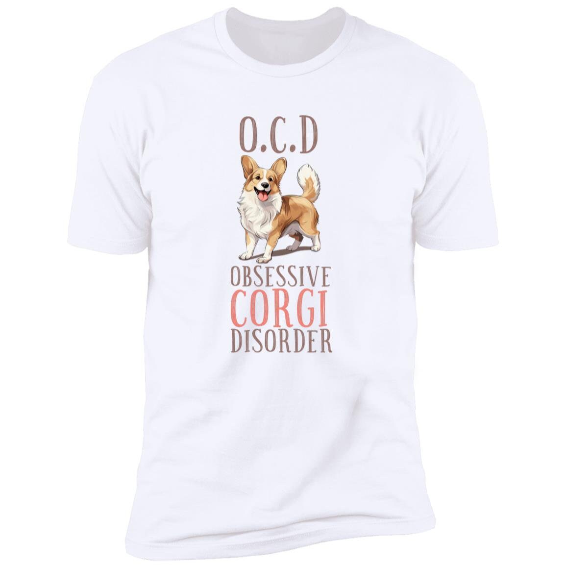 Dog Lovers - Corgi - Premium Cotton Graphic Tee T-Shirt