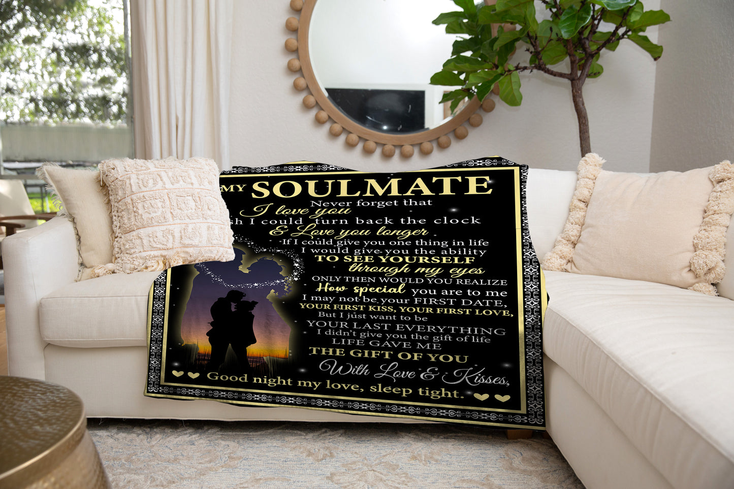To My Soulmate - Forever | Premium Plush Blanket