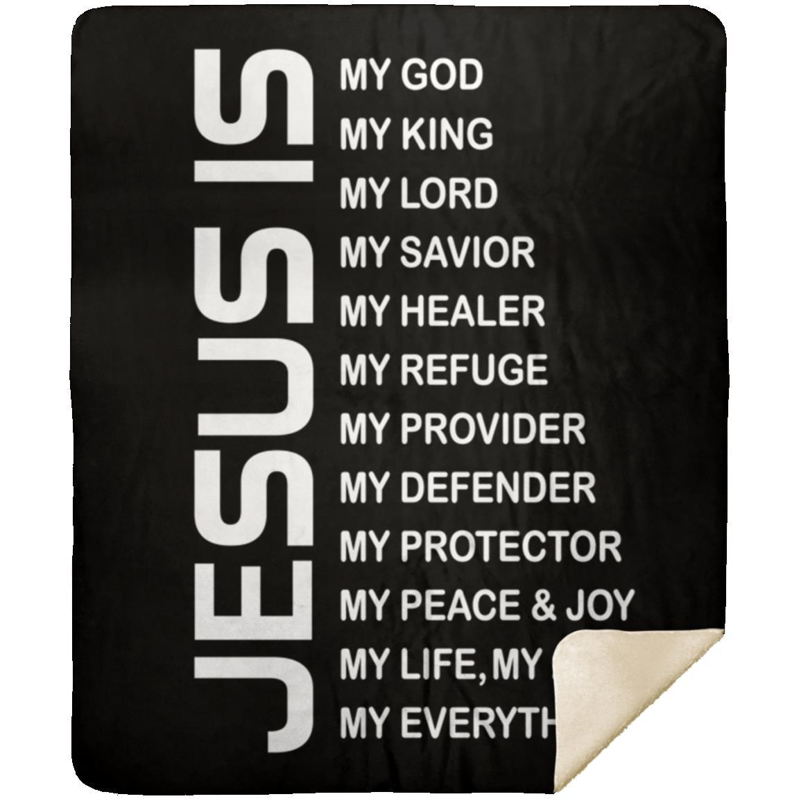 Jesus - My King | Premium Plush Blanket