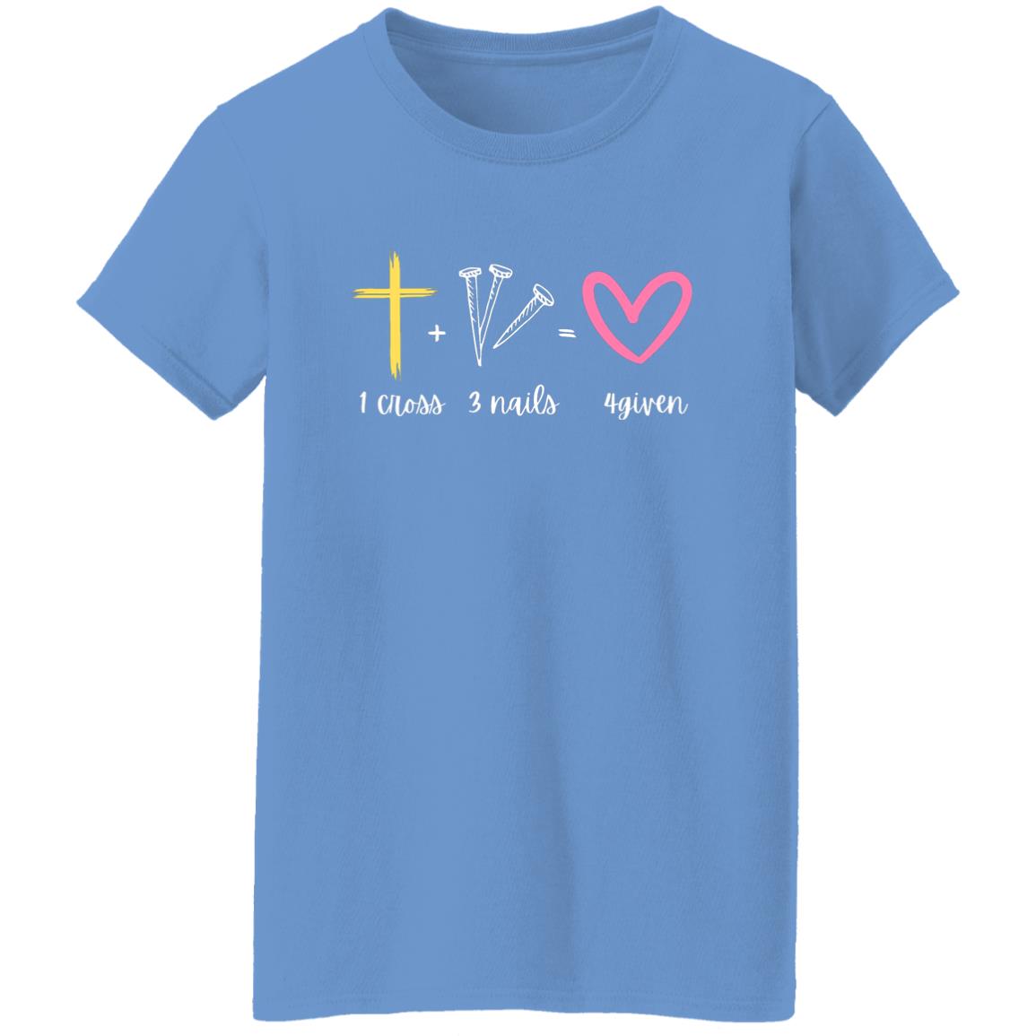 1 Cross 3 Nails 4given | Ladies' Scoop Neck Tee