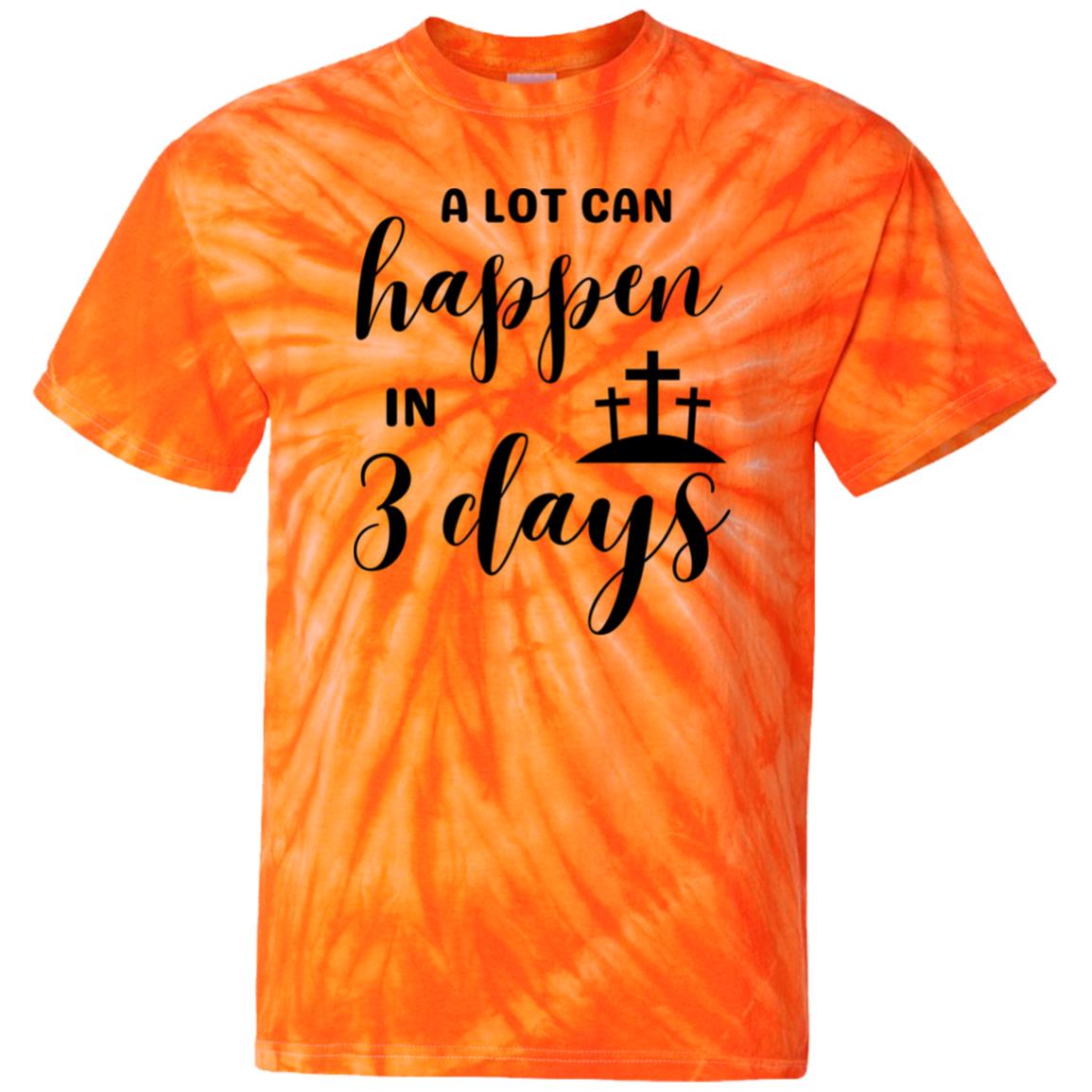 A Lot Can Happen In 3 Days - Unisex Tie Dye T-Shirt