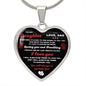 TO MY DAUGHTER HEART NECKLACE | FROM DAD