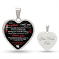 TO MY DAUGHTER HEART NECKLACE | FROM DAD