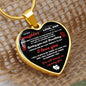 TO MY DAUGHTER HEART NECKLACE | FROM DAD