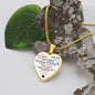 TO MY DAUGHTER | LOVE DAD | HEART NECKLACE