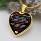 TO MY DAUGHTER HEART NECKLACE | FROM DAD