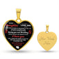 TO MY DAUGHTER HEART NECKLACE | FROM DAD