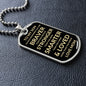 TO MY SON LOVE MOM | DOG TAG NECKLACE