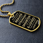 TO MY SON LOVE MOM | DOG TAG NECKLACE