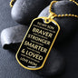 TO MY SON LOVE MOM | DOG TAG NECKLACE