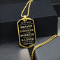 TO MY SON LOVE MOM | DOG TAG NECKLACE