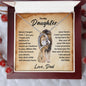 To My Daughter - Love Dad | Forever Love Necklace