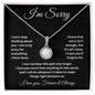 I'M SORRY | LET ME MAKE IT RIGHT | ETERNAL HOPE NECKLACE
