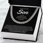 My Amazing Son | My Greatest Gift - Cuban Link Chain Necklace