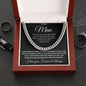 TO MY MAN | YOU COMPLETE ME | CUBAN LINK CHAIN