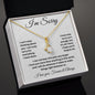 I'M SORRY | CAN'T BEAR THIS PAIN | ALLURING BEAUTY NECKLACE