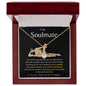 TO MY SOULMATE | BEER DRINKIN' BESTIE | ALLURING BEAUTY NECKLACE