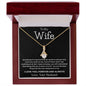 TO MY WIFE | THE ONE I LIVE FOR | ALLURING BEAUTY NECKLACE