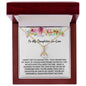 TO MY DAUGHTER IN LAW | WONDERFUL DAUGHTER | ALLURING BEAUTY NECKLACE