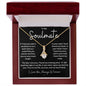 To My Soulmate - My Missing Piece | Alluring Beauty Necklace