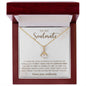 TO MY SOULMATE | YOU COMPLETE MY WORLD | ALLURING BEAUTY NECKLACE