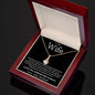 TO MY WIFE | THE ONE I LIVE FOR | ALLURING BEAUTY NECKLACE