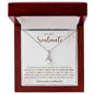 TO MY SOULMATE | YOU COMPLETE MY WORLD | ALLURING BEAUTY NECKLACE