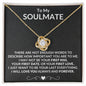 TO MY SOULMATE | YOU ARE EVERYTHING TO ME | LOVE KNOT NECKLACE
