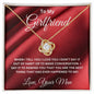 TO MY GIRLFRIEND | I LOVE YOU! | LOVE KNOT NECKLACE