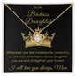Badass Daughter - From Mom | Love Knot Necklace