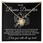 TO MY BONUS DAUGHTER | LOVE KNOT NECKLACE