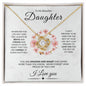 Beautiful Daughter - Amazing and Smart | Love Knot Necklace