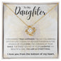 DAUGHTER | TRUE HAPPINESS | LOVE KNOT NECKLACE