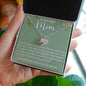 TO THE BEST MOM | WIND BENEATH MY WINGS | LOVE KNOT NECKLACE