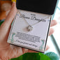 TO MY BONUS DAUGHTER | LOVE YOU FOREVER | LOVE KNOT NECKLACE