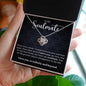 TO MY SOULMATE | I ADORE YOU | LOVE KNOT NECKLACE