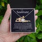 TO MY SOULMATE | BEER DRINKIN' BESTIE | LOVE KNOT NECKLACE