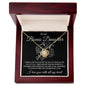 TO MY BONUS DAUGHTER | LOVE KNOT NECKLACE