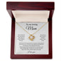 My Loving Mom - Forever Grateful | Love Knot Necklace