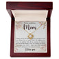 TO MY GORGEOUS MOM | I LOVE YOU | LOVE KNOT NECKLACE