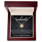 TO MY SOULMATE | I ADORE YOU | LOVE KNOT NECKLACE