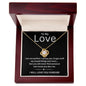 TO MY LOVE | LOVE YOU FOREVER | LOVE KNOT NECKLACE